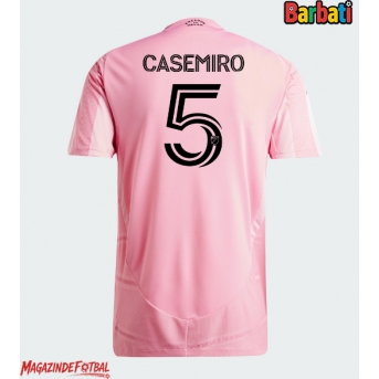 Inter Miami Casemiro #5 Tricou Fotbal Replică 2026-27 Barbati Acasa